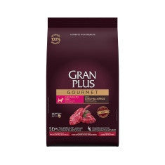 Ração GranPlus Gourmet para Cães Adultos de Porte Mini Sabor Ovelha e Arroz