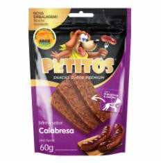 Snack Petitos Para Cães Bifinho Sabor Calabresa - 60g