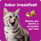 Petisco Whiskas Temptations Anti Bola de Pelo Para Gatos Adultos 40 g 4un