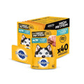 Kit Ração Úmida Pedigree Sachê High Protein Cães Adultos Porco e Carne Ao Molho 40 Unidades