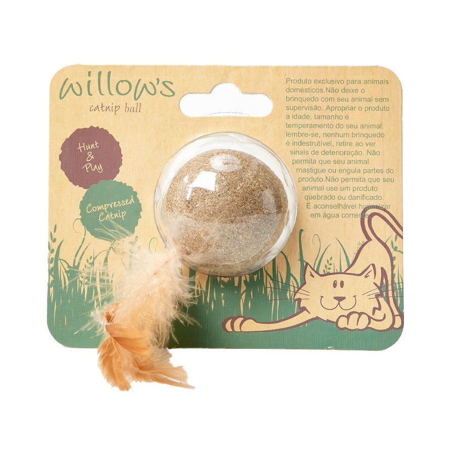 Brinquedo Chalesco Bolinha de Catnip para Gatos