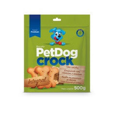 Biscoito Crock Pet Dog para Cães Integral 500g