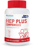 Suplemento Nutrisana Hep Plus para Cães e Gatos 30 Comprimidos