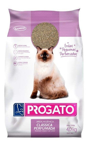 Granulado Higiênico Progato Perfumada Grão Pequeno 4kg