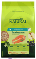 Guabi Natural Gato Adulto Castrado Salmão e Cevada 7,5Kg
