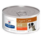 Ração Úmida Hills Canine Feline Prescription Diet A/D Lata para Cães e Gatos em Recuperação - 156G