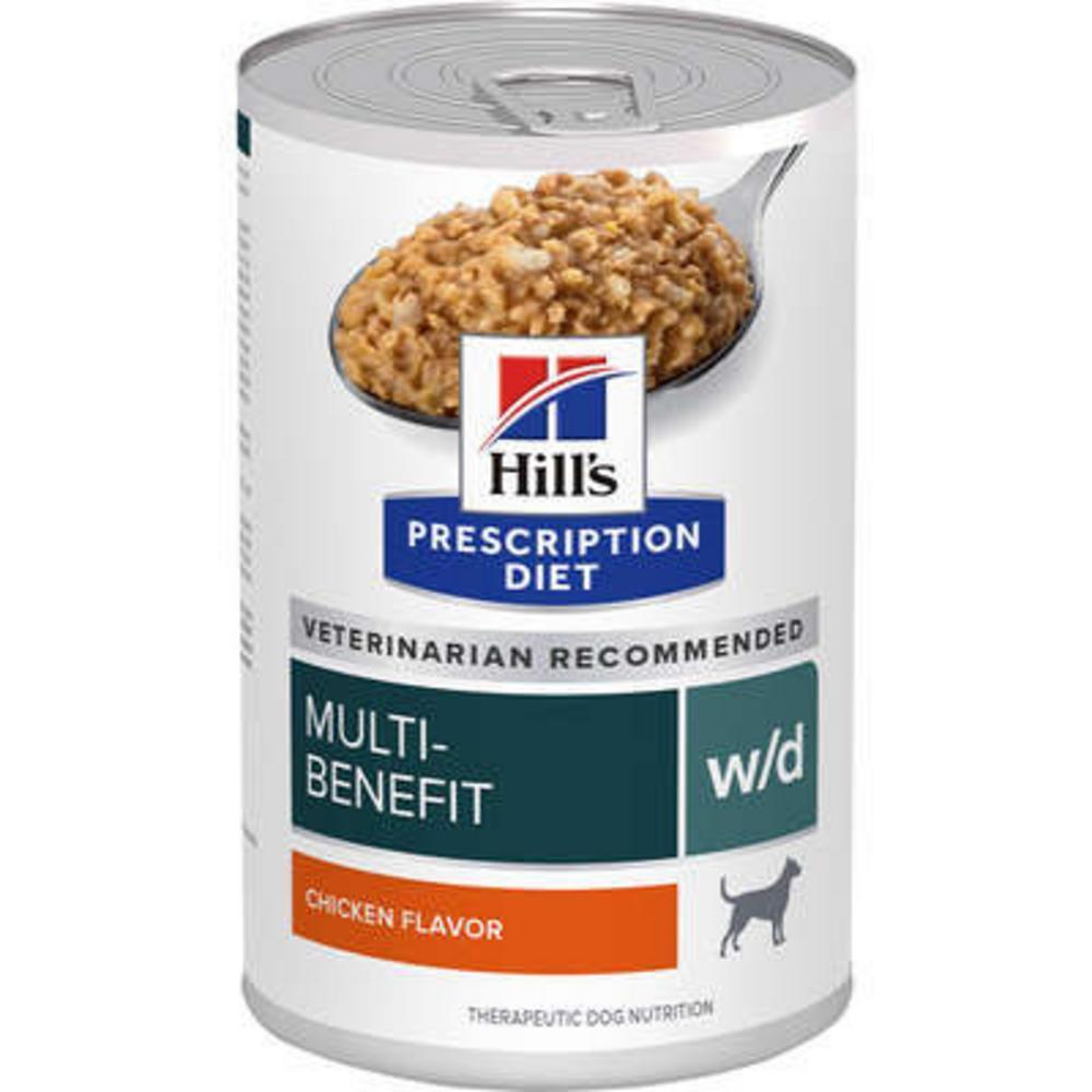 Ração Úmida Hill's Prescription Diet Lata w/d Controle Peso e Glicêmico para Cães Adultos - 370 g
