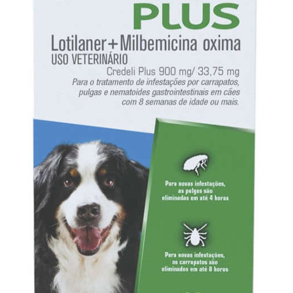 Antipulgas Elanco Credeli Plus para Cães de 22 a 45kg