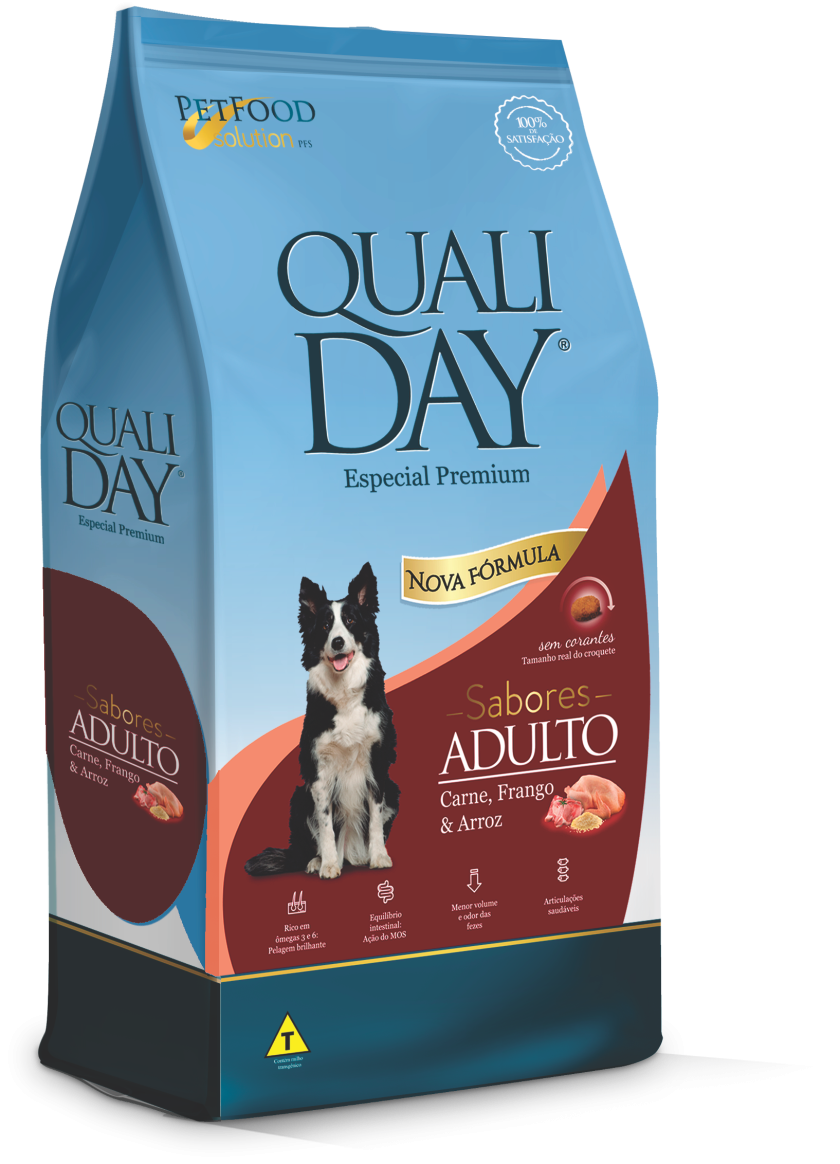 Qualiday Cães Adulto Sabores 15 kg