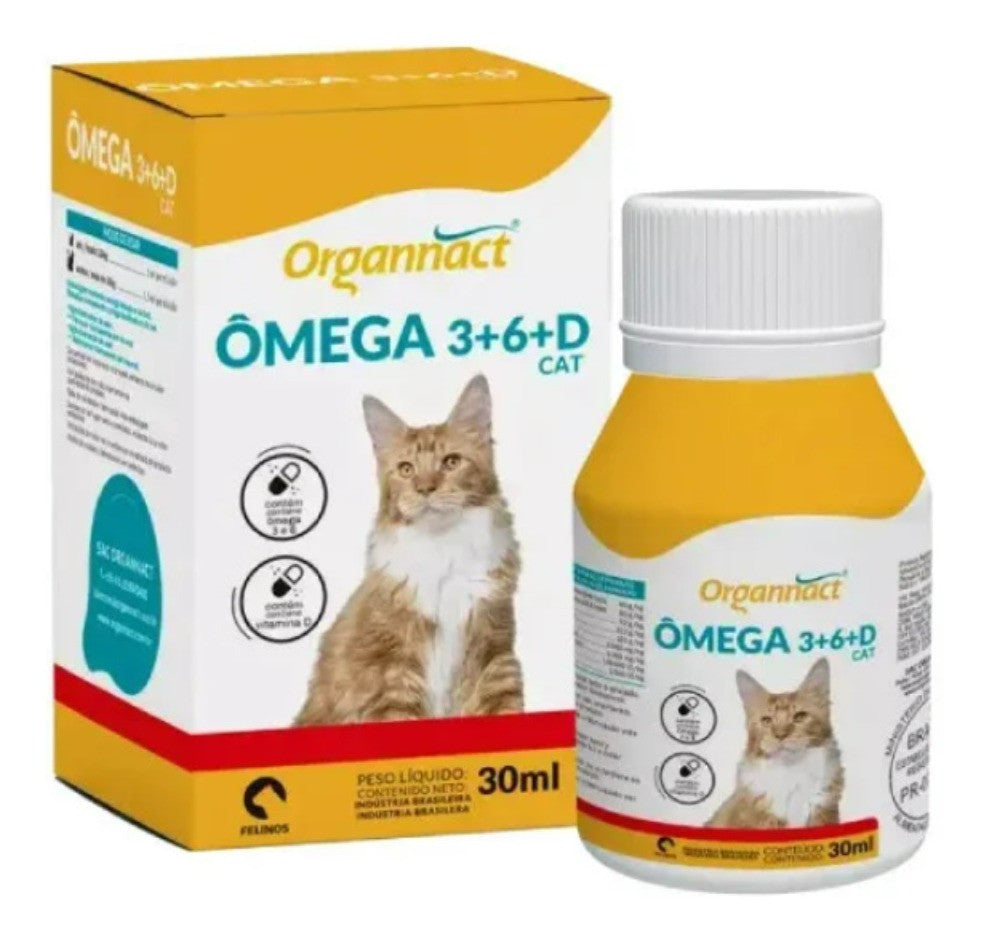 Organnact Omega 3+6+D Cat 30Ml