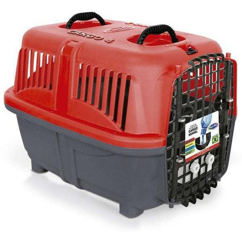 Caixa Transporte Cargo Kennel N.4 Vermelho