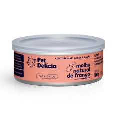 Molho Natural Pet Delícia Frango para Gatos 100 g