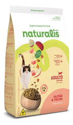 Ração  Naturalis Salmão e Frutas para Gatos Adultos Castrados 7.5kg