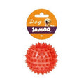 Brinquedo Jambo Bola Espinho TPR com Som Vermelha para Cães
