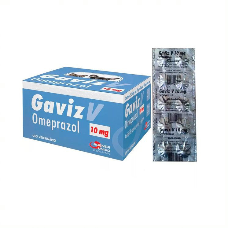 Gaviz V Omeprazol 10 Mg 01 Cartela C/ 10 Comprimidos
