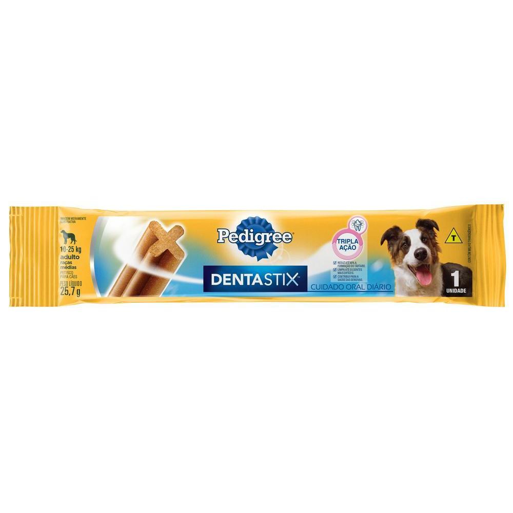 Petisco Pedigree Dentastix Cuidado Oral Para Cães Adultos Raças Médias 1 Unidade