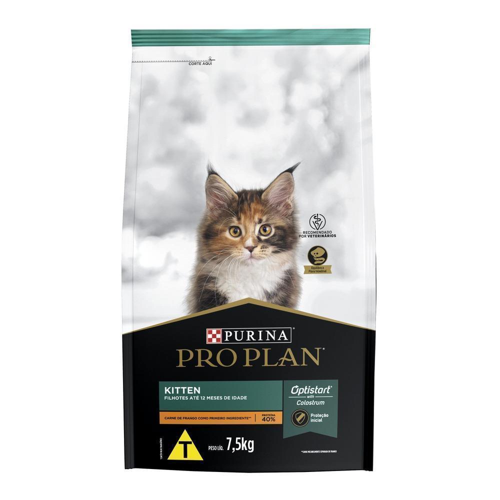 Ração PRO PLAN Gatos Filhotes Frango 7,5kg