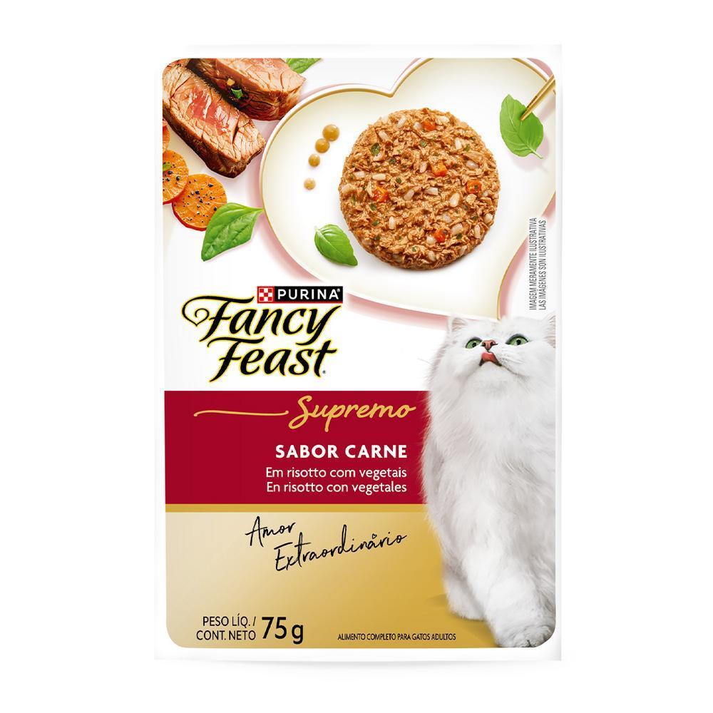 Ração Úmida PURINA® FANCY FEAST® Supremo Carne para Gatos Adultos 75g