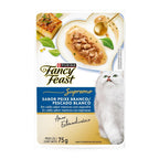 Ração Úmida PURINA® FANCY FEAST® Supremo Peixe Branco para Gatos Adultos 75g