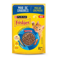 Ração Úmida PURINA FRISKIES® MOLHO CREMOSO para Gatos Adultos Mar de Sabores 80g