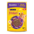 Ração Úmida PURINA FRISKIES® MOLHO CREMOSO para Gatos Adultos Megamix 80g