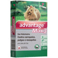 Antipulgas e Carrapatos Advantage Max3 para cães até 4kg 0,4ml - 1 bisnaga