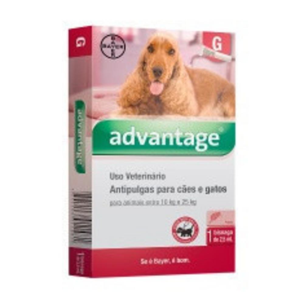 Antipulgas Advantage Cães e Gatos entre 10 e 25kg 2,5ml