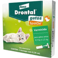 Vermicida Drontal Spot On Gatos 0,5Kg a 2,5Kg Bayer 0,35Ml