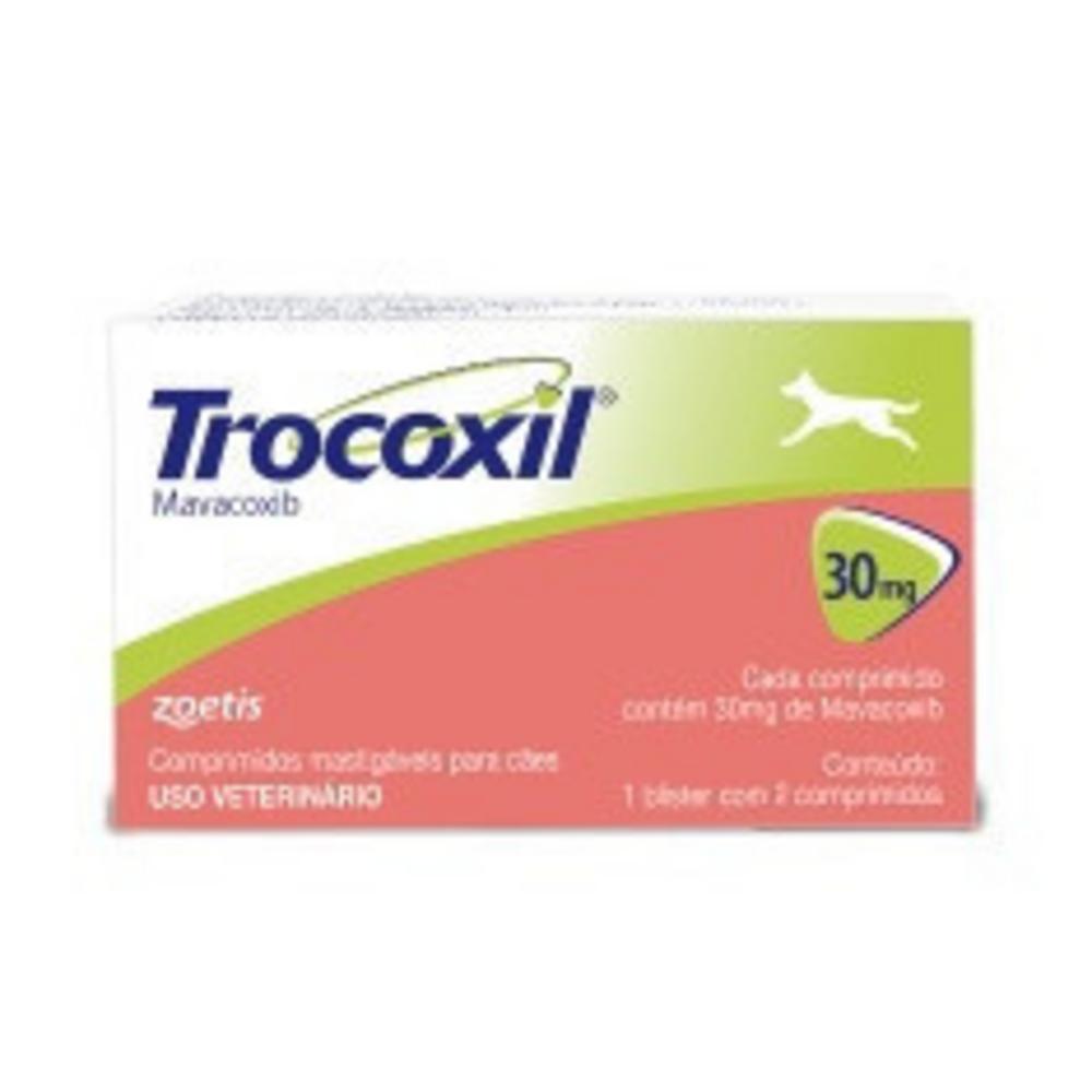 Anti-inflamatório Trocoxil 30mg para Cães - 2 Comprimidos