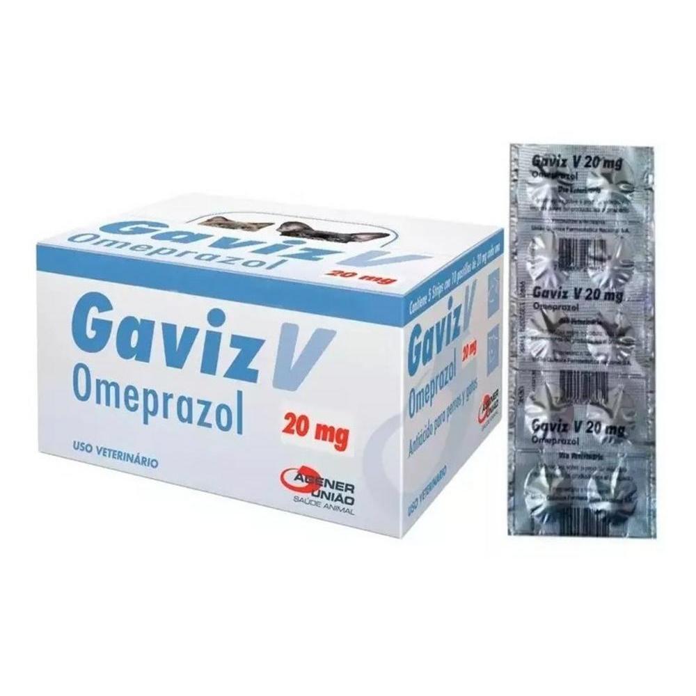 Gaviz 20mg Omeprazol Strip com 10 Comprimidos