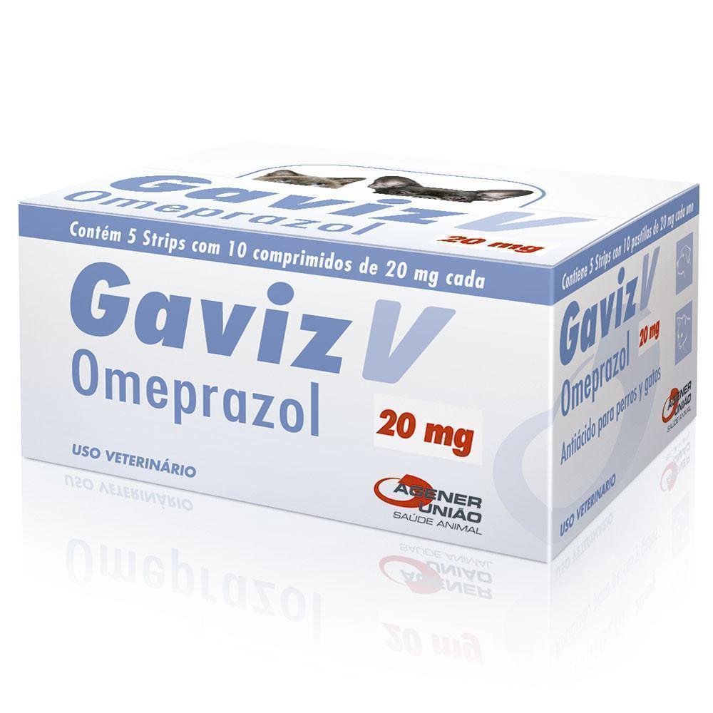 Gaviz 20Mg Omeprazol Agener União com 10 Comprimidos
