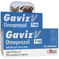 Gaviz Omeprazol 5mg para Cães e Gatos 10 Comprimidos