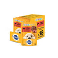 Kit Ração Úmida Pedigree Sachê Carne ao Molho para Cães Filhotes 18 Unidades