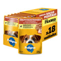 Kit Ração Úmida Pedigree Sachê Frango ao Molho para Cães Adultos 18 Unidades