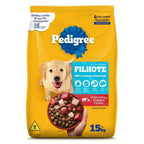 Ração Pedigree Carne Frango e Cereais Cães Filhotes 15 kg