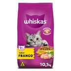 Ração Whiskas Frango Gatos Adultos 10,1 kg