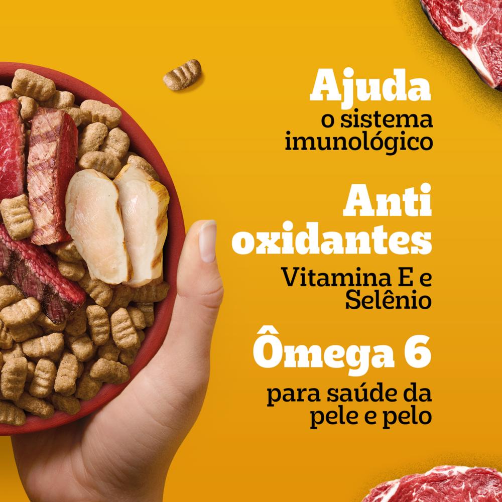Ração Pedigree High Protein Cães Adultos Carne e Frango 10,1kg