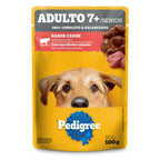 Ração Úmida Pedigree Sachê Carne ao Molho para Cães Adultos Sênior 7+ Anos 100 g