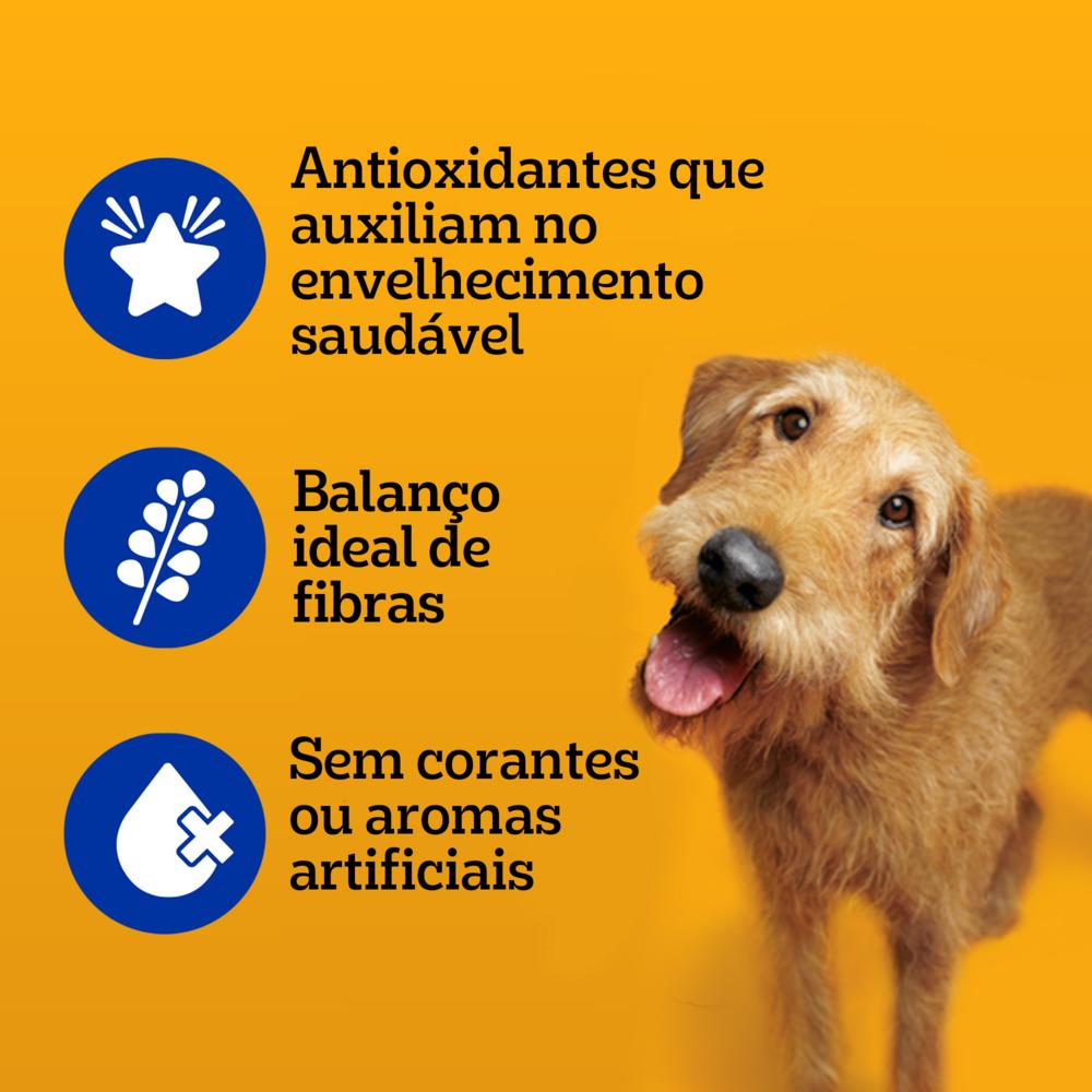 Ração Úmida Pedigree Sachê Carne ao Molho para Cães Adultos Sênior 7+ Anos 100 g
