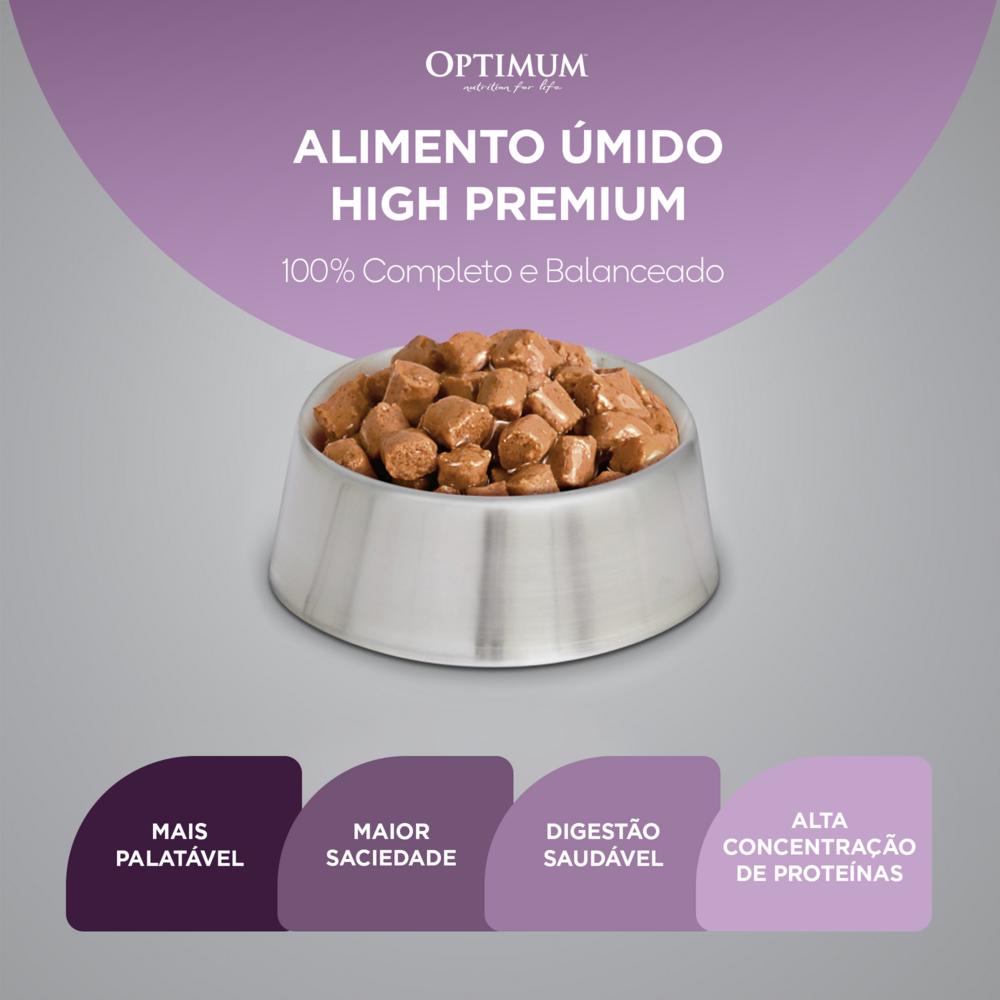 Ração Úmida Optimum Sachê para Cães Filhotes Frango 100 g
