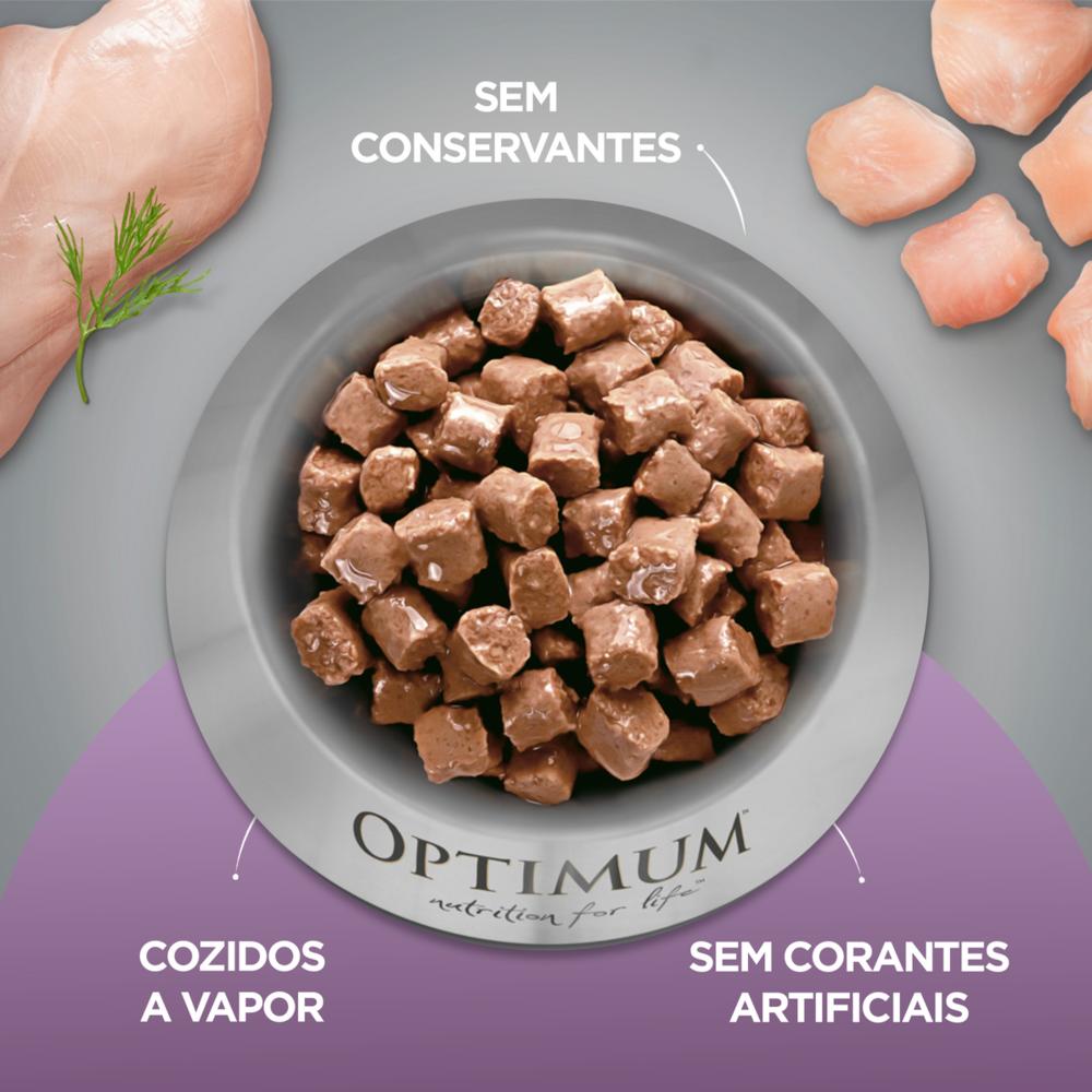 Ração Úmida Optimum Sachê para Cães Filhotes Frango 100 g