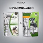 Ração Úmida Optimum Sachê para Cães Adultos Raças Pequenas e Minis Frango 100 g