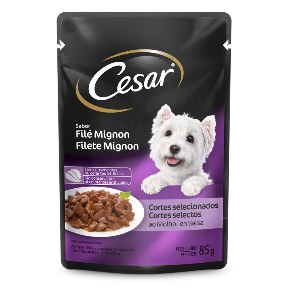 Ração Umida Cesar Filet Mignon Adulto para Cães 85 g