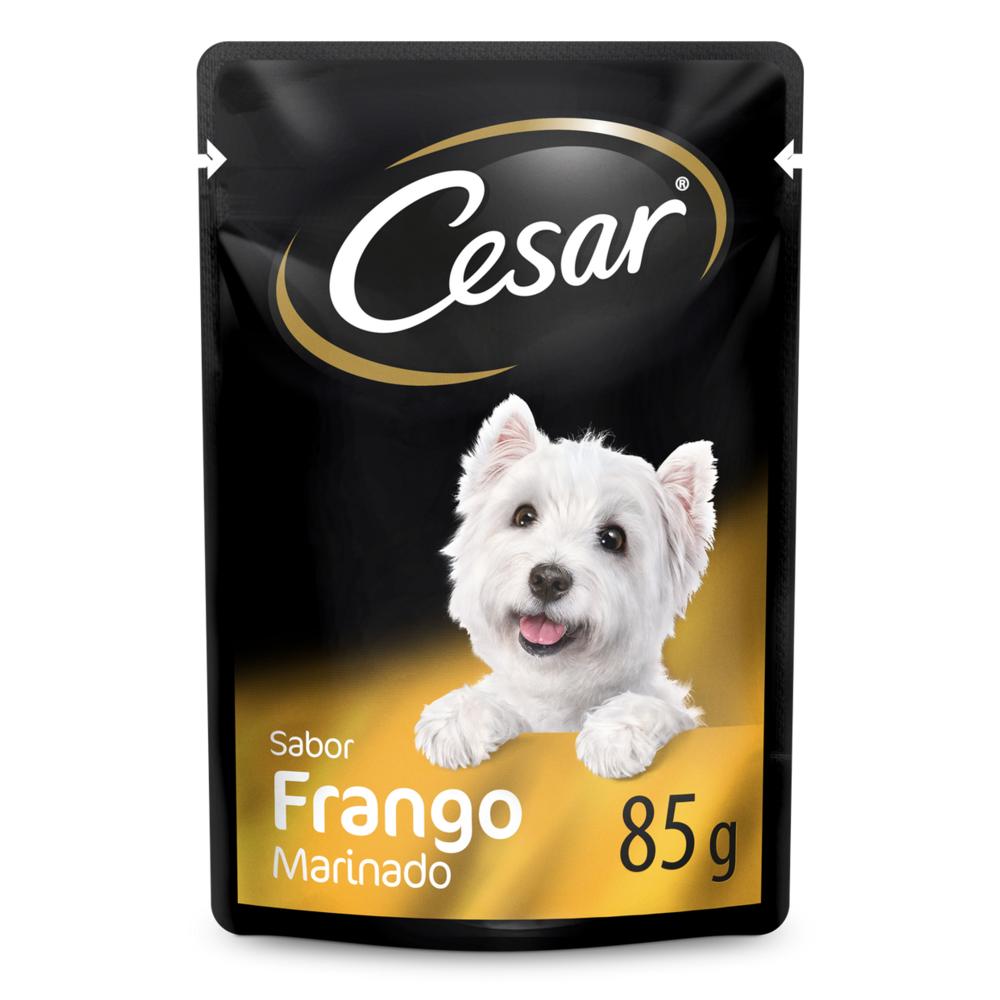 Ração Umida Cesar Frango Marinado Adulto para Cães 85 g