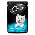 Ração Umida Cesar Cordeiro Assado Adulto para Cães 85 g