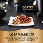 Ração Úmida Sheba Sachê para Gatos Adultos Sabor Carne ao Molho 85g