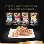 Ração Úmida Sheba Sachê para Gatos Adultos Sabor Carne ao Molho 85g