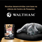 Ração Úmida Sheba Sachê para Gatos Adultos Sabor Salmão ao Molho 85g