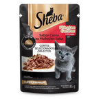 Ração Umida Sheba Carne com Molho Filhotes para Gatos 85 g