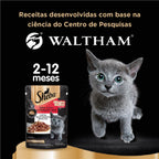 Ração Umida Sheba Carne com Molho Filhotes para Gatos 85 g